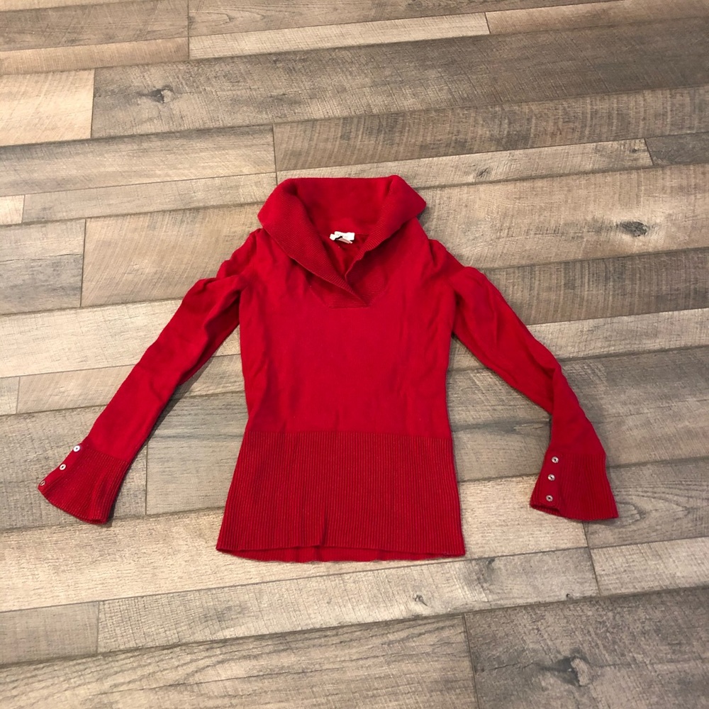 Red sweater